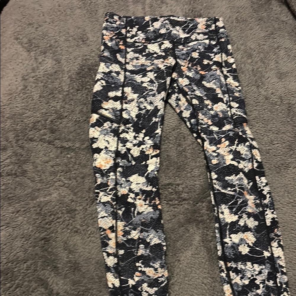 Lululemon Floral Patterned Leggings